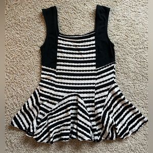 Free People | Sleeveless Knit Peplum Top